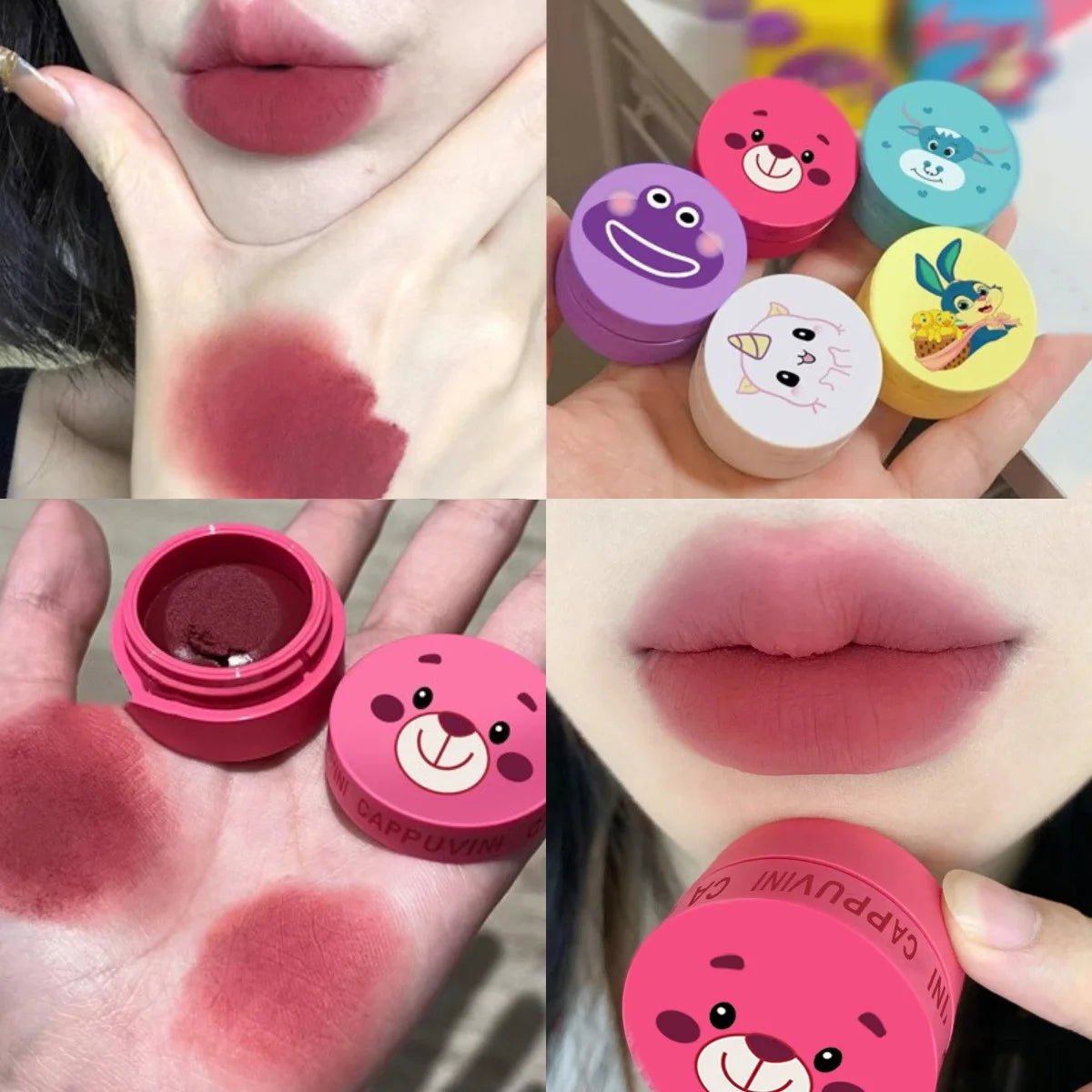 Matte Lip Mud Waterproof Clay Lipstick Blush Makeup Tint - LIPOXI