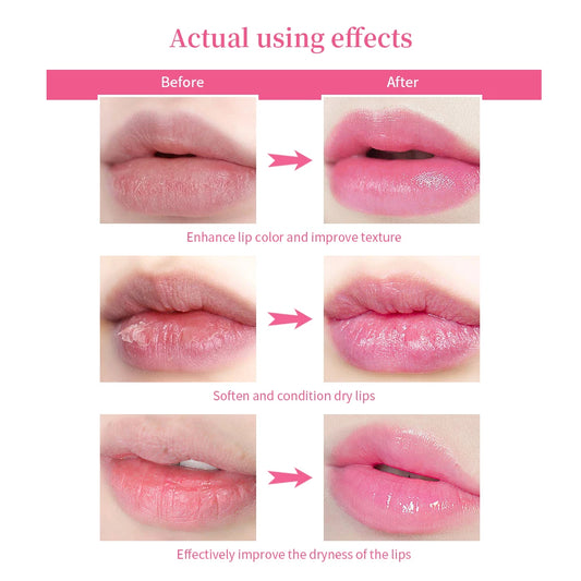 Ibcccndc Pink Lip Serum Lotion Moisturizes And Plump Lips - LIPOXI