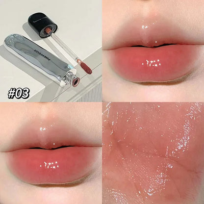 PinkyFocus Mirror Lip Stain Korean Makeup Pure Desire Moisturizing - LIPOXI