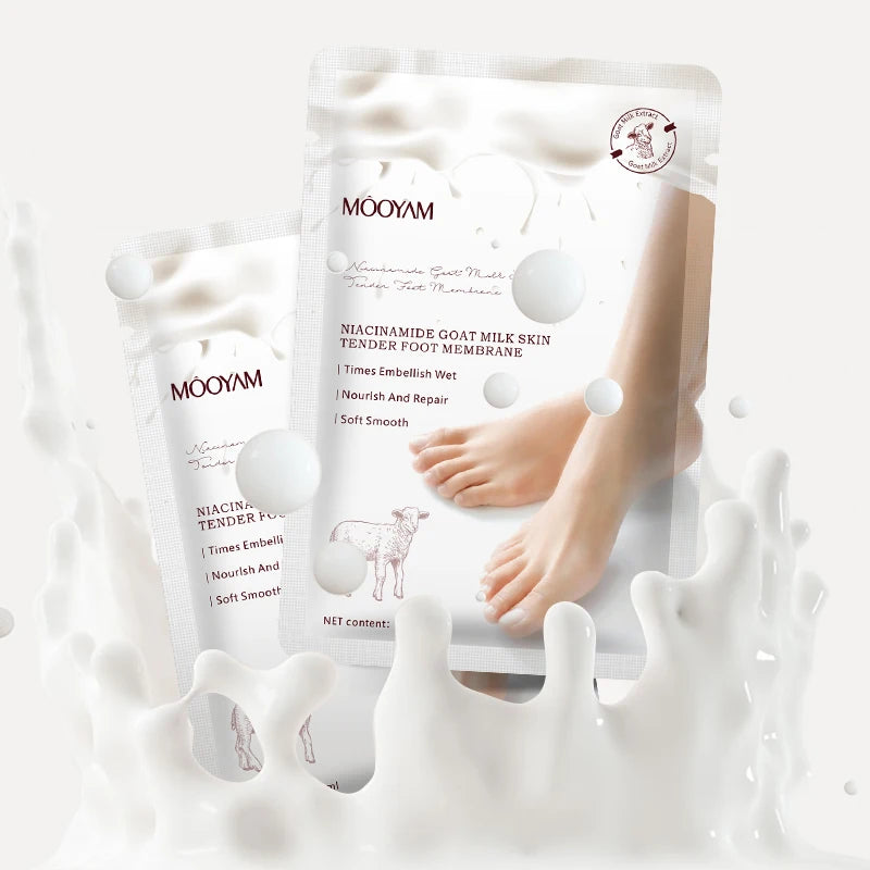 Nourishing Goat Milk Foot Peel Masks - LIPOXI