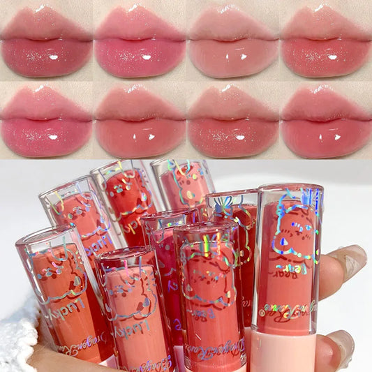 3pc/set Moisturizing Glitter Lip Gloss Waterproof Shiny Tint - LIPOXI