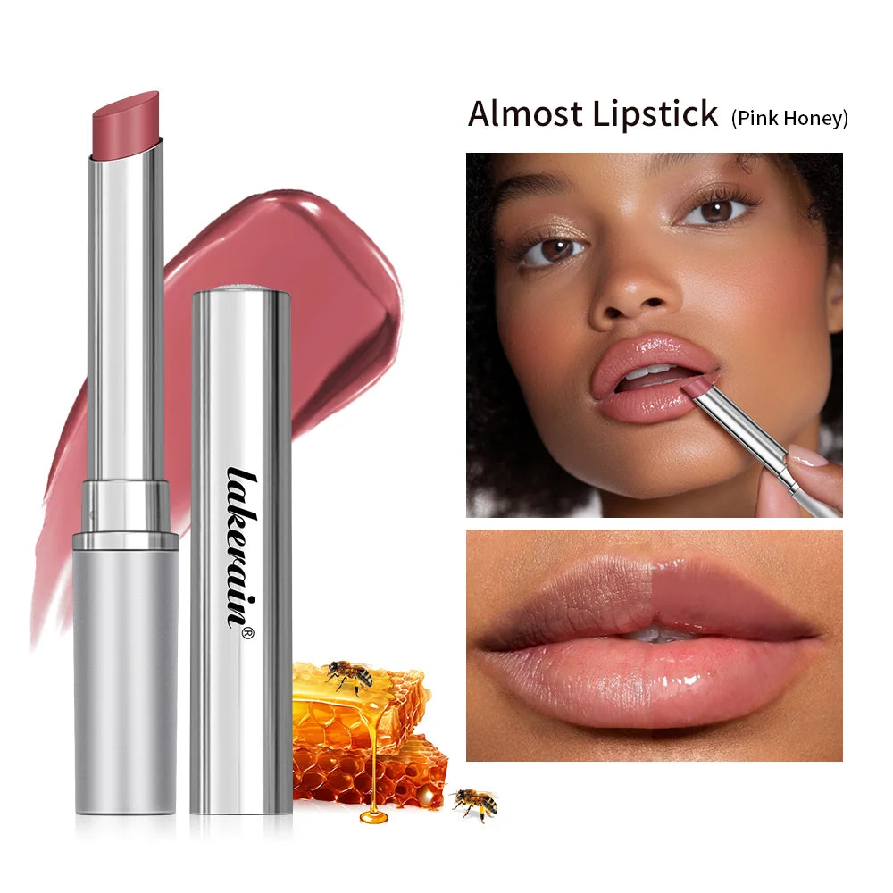 Pink Honey Almost Lipstick Tinted Lip Balm Black Honey - LIPOXI