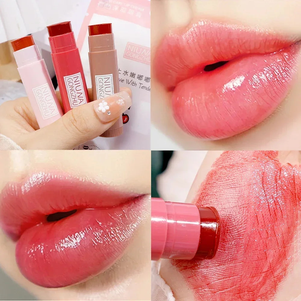 Water Mirror Solid Lip Gloss Lipstick Moisturizing Lip Tint - LIPOXI