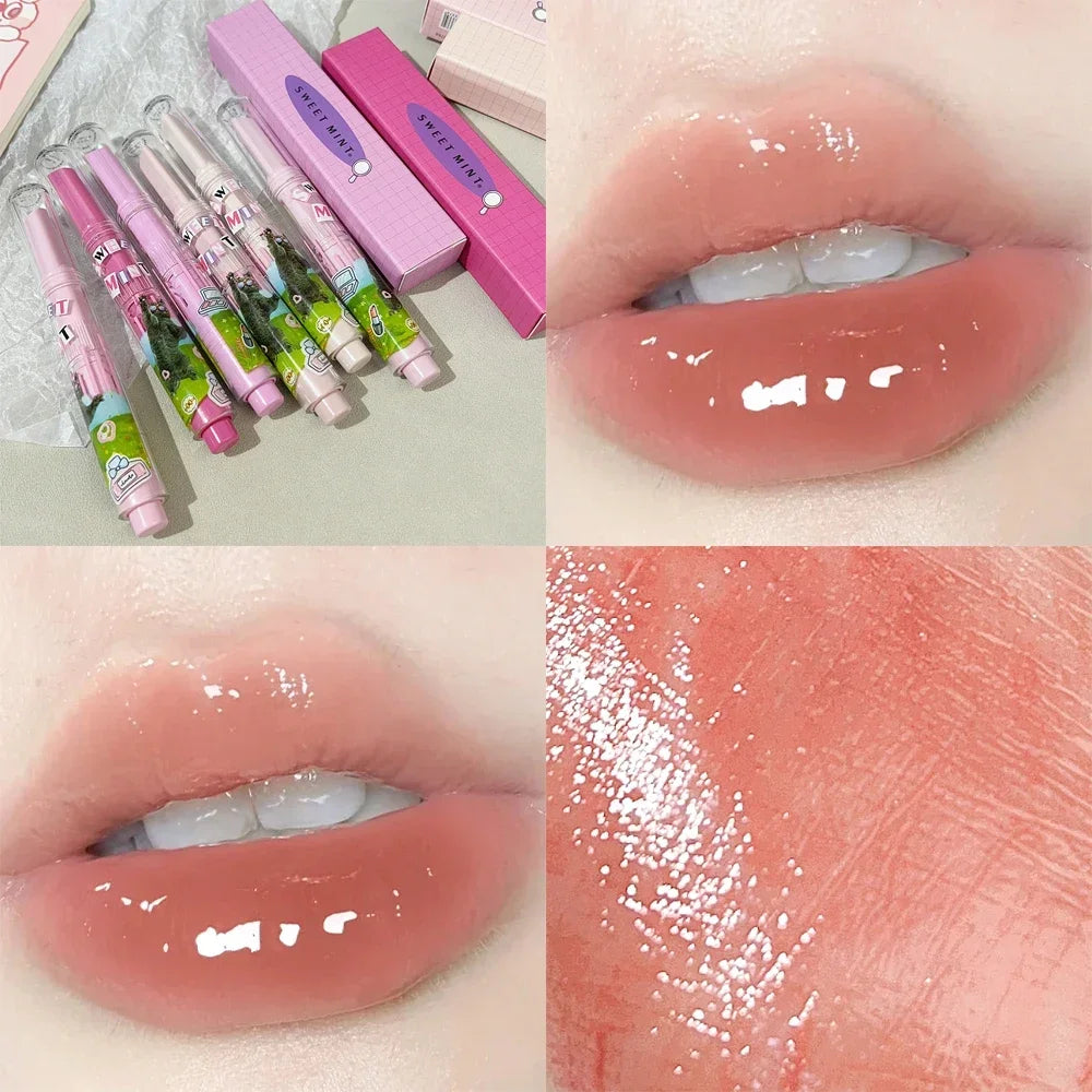 Jelly Clear Solid Lip Gloss Waterproof Lasting Makeup Pen - LIPOXI