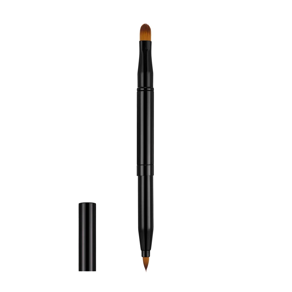 Dual-Use Retractable Lip & Eye Makeup Brush