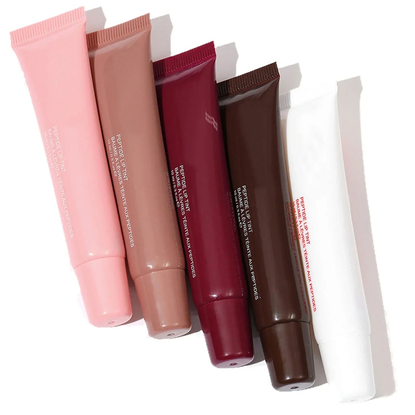 1pcs Soft Tube Mirror Lip Gloss Lip Oil Nude Brown Beauty - LIPOXI