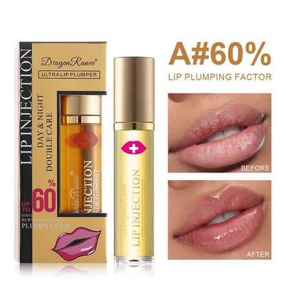 Instant Lip Plumping Essential Oil Gloss Serum Cosmetics - LIPOXI