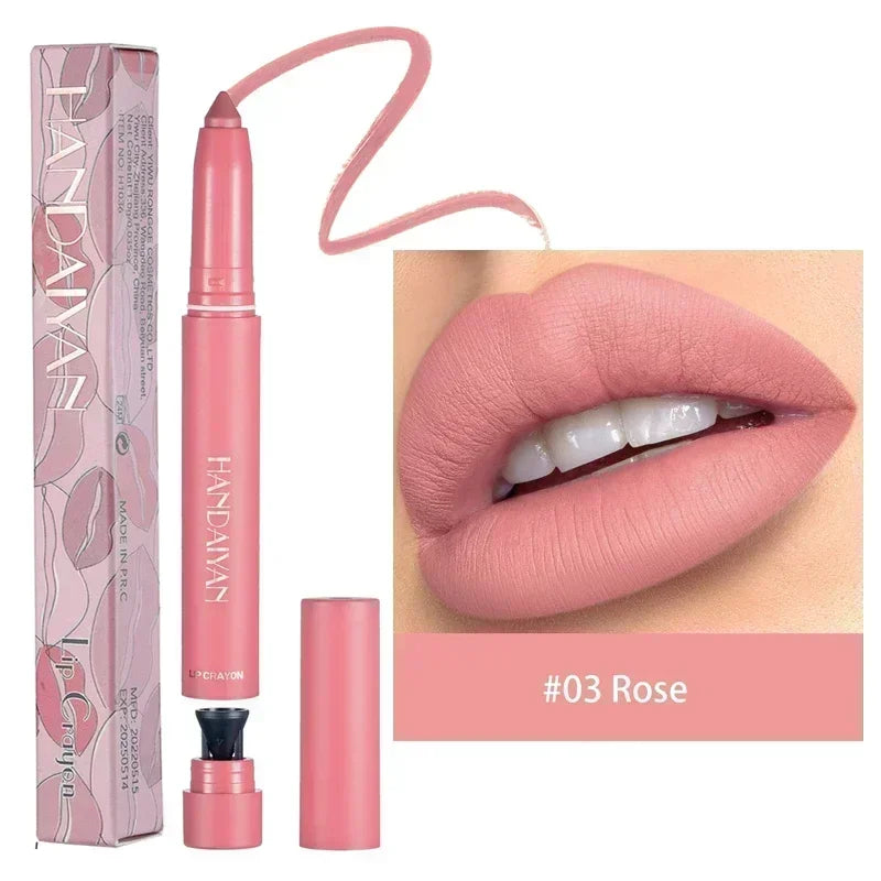 Nude Brown Lipliner Pen Waterproof Sexy Red Matte Makeup - LIPOXI