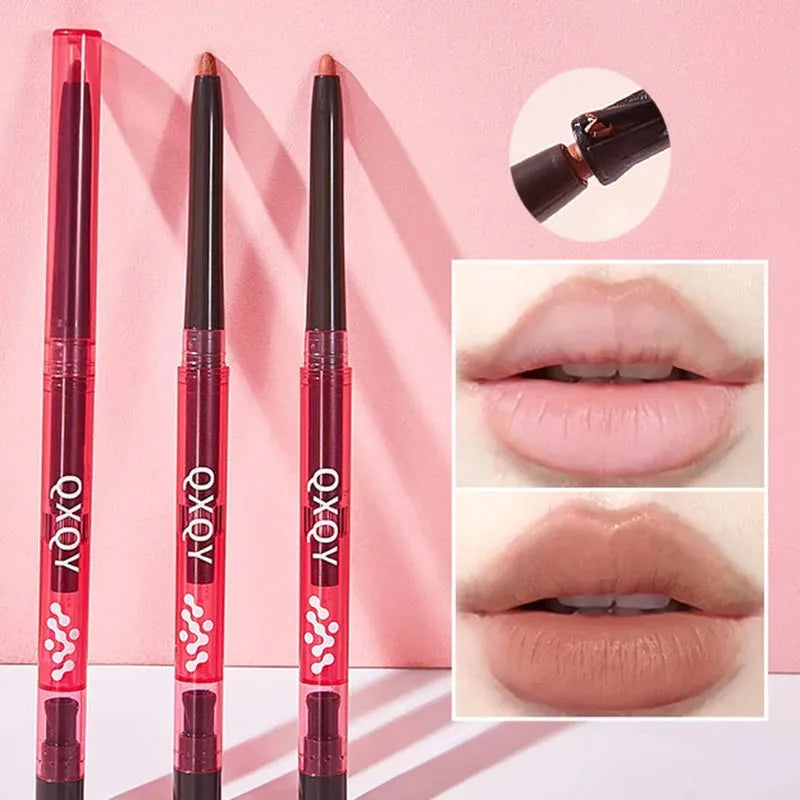 2 Colors Lip Liner Waterproof Matte Pencil for Perfect Lips - LIPOXI