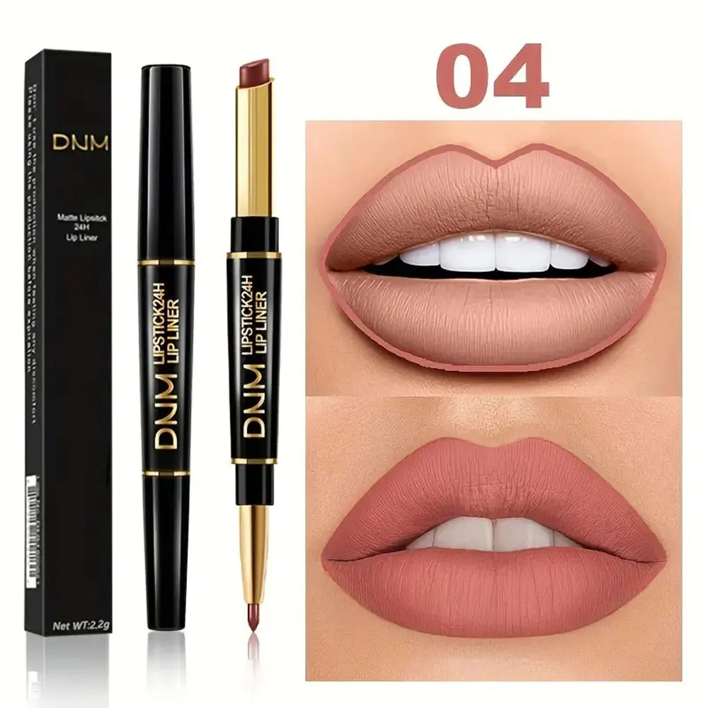 DNMH Long-Lasting Double-Ended Lipstick - LIPOXI