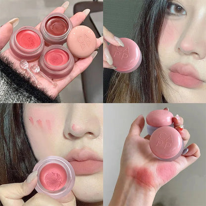 New Small Round Jar Lip Mud Matte Moisturize Waterproof Lip Cosmetics - LIPOXI