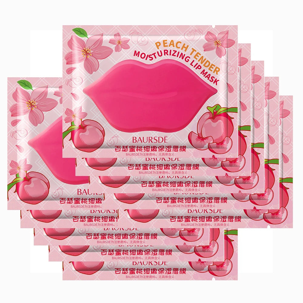 5/10 Pcs Hydrating Collagen Lip Masks - LIPOXI