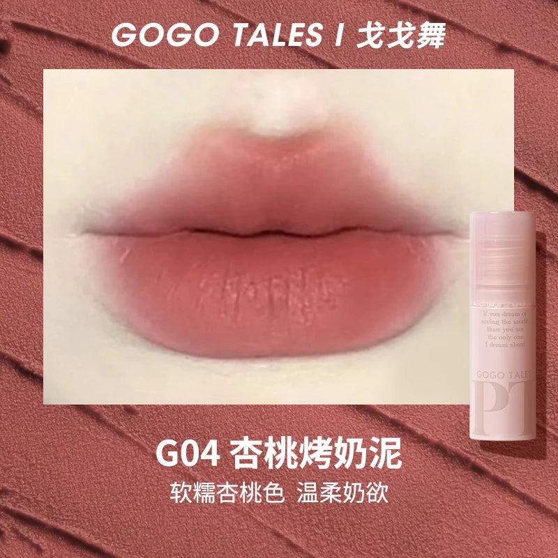 GOGOTALES Collection Lip Clay Nude Serious Color Velvet Matte - LIPOXI