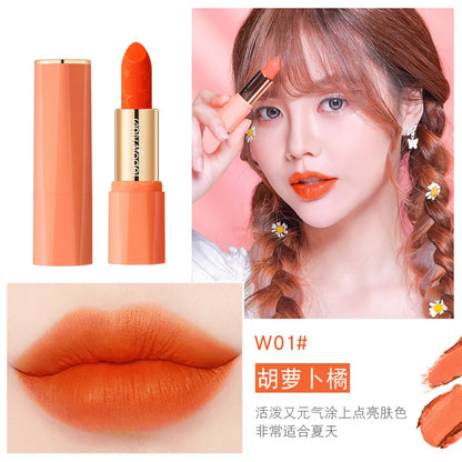 Orange Lipstick Waterproof Long Lasting Matte Makeup Velvet Tint - LIPOXI