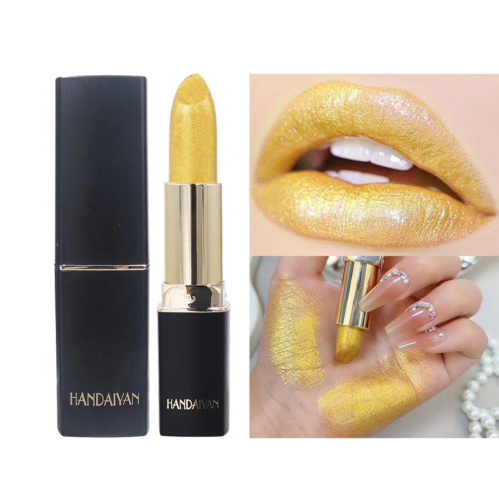 Glimmering Diamond Pearl Lipstick - LIPOXI