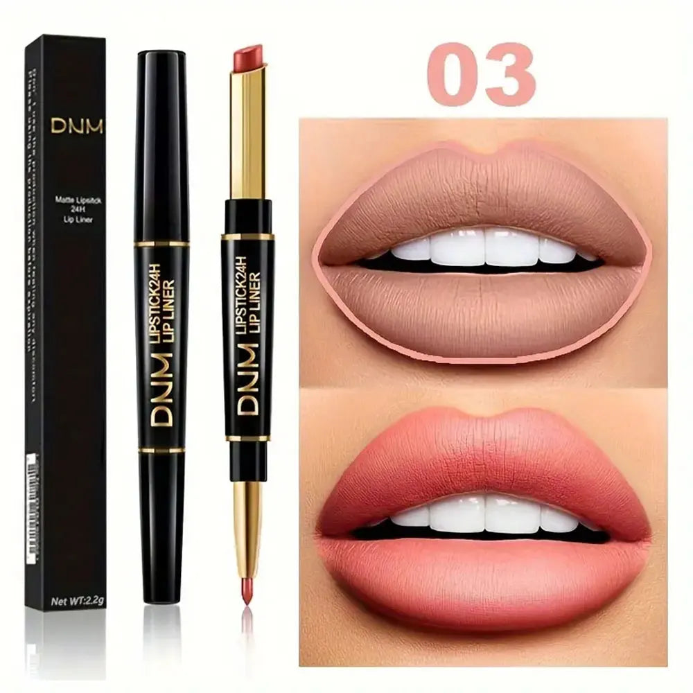 DNMH Long-Lasting Double-Ended Lipstick - LIPOXI