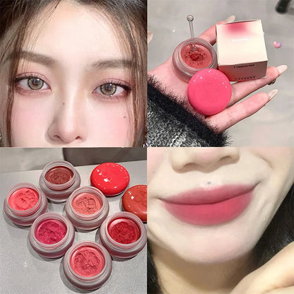 New Small Round Jar Lip Mud Matte Moisturize Waterproof Lip Cosmetics - LIPOXI