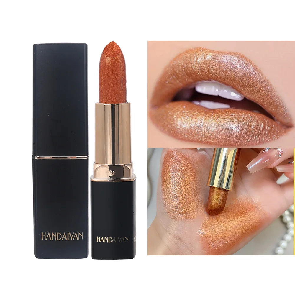 Glimmering Diamond Pearl Lipstick - LIPOXI