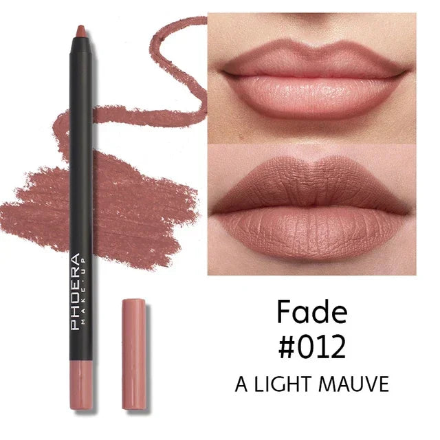 Seductive Red Waterproof Lip Liner Pencil - LIPOXI