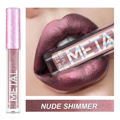 Metallic Matte Liquid Lipstick - LIPOXI