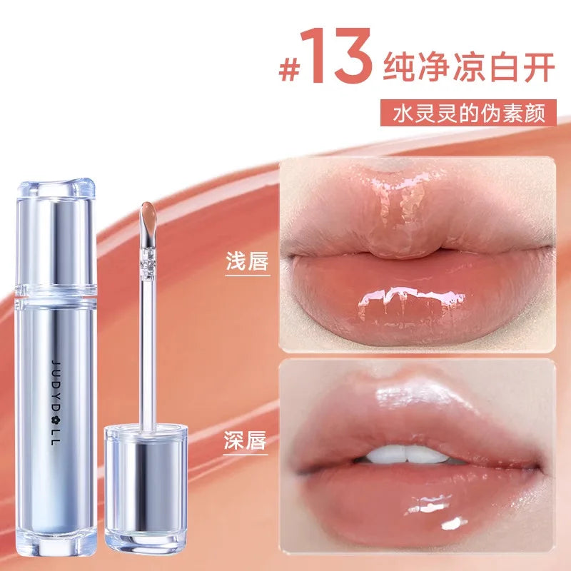 Judydoll Lip Glaze Mirror Shine Watery Lipstick Tint - LIPOXI