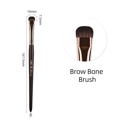 Makeup Brush Set for Flawless Eye & Lip Looks - LIPOXI