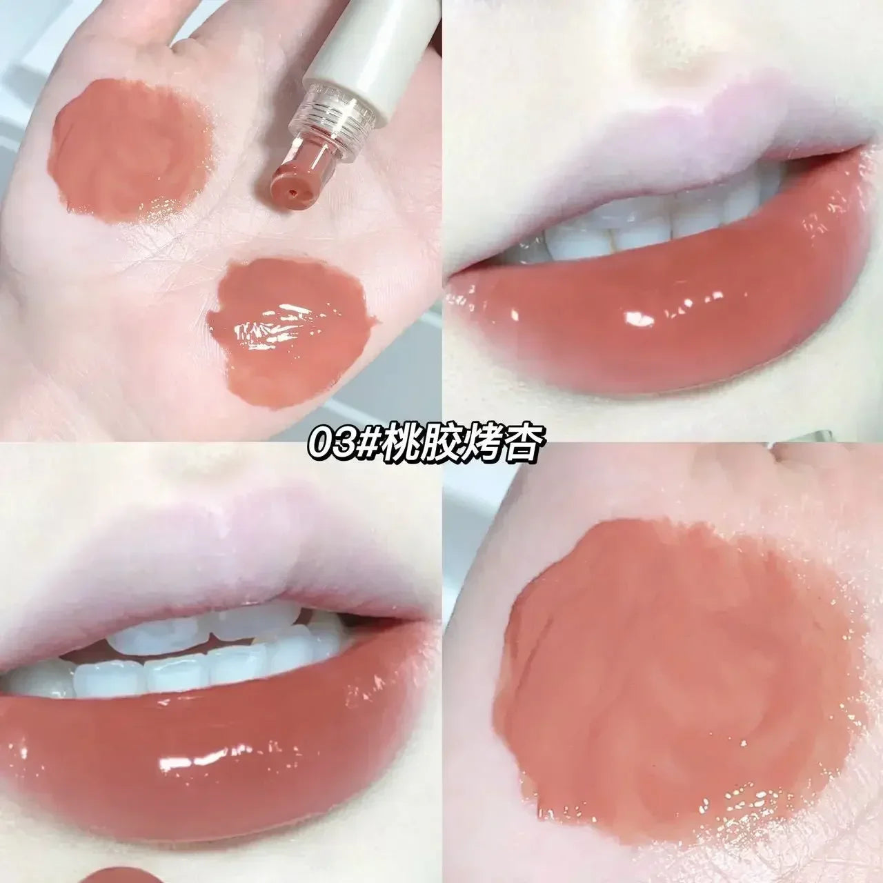 Glossy Mirror Tea Red Liquid Lipstick - LIPOXI