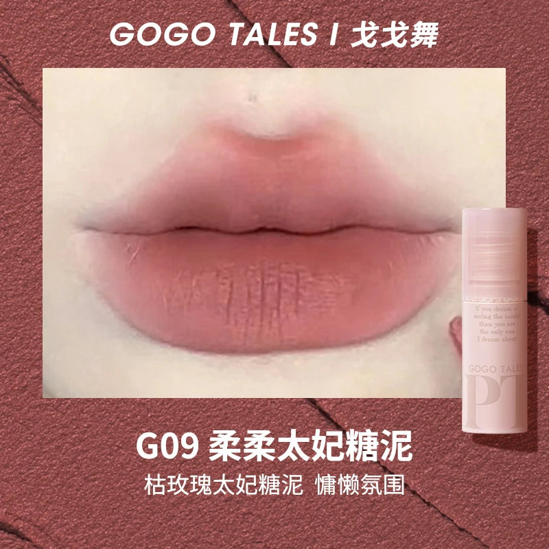 GOGOTALES Collection Lip Clay Nude Serious Color Velvet Matte - LIPOXI