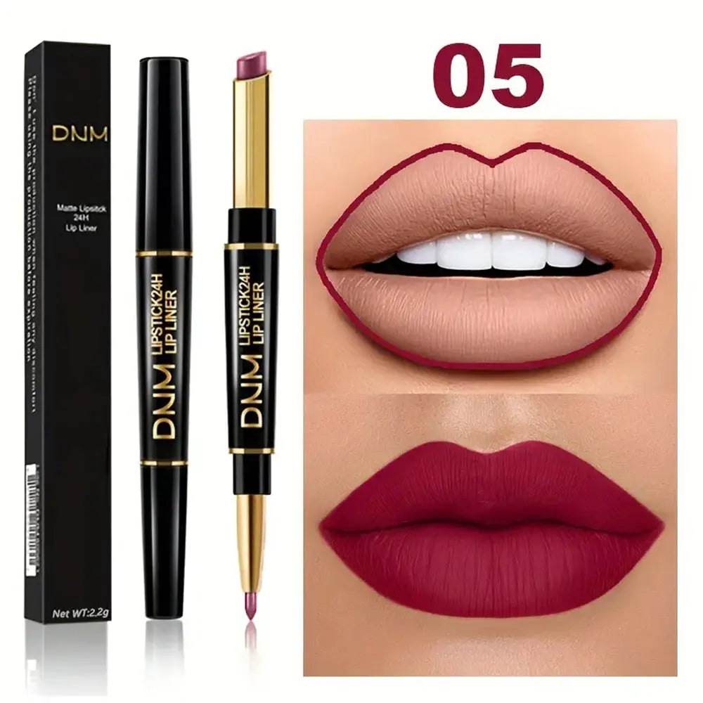 DNMH Long-Lasting Double-Ended Lipstick - LIPOXI