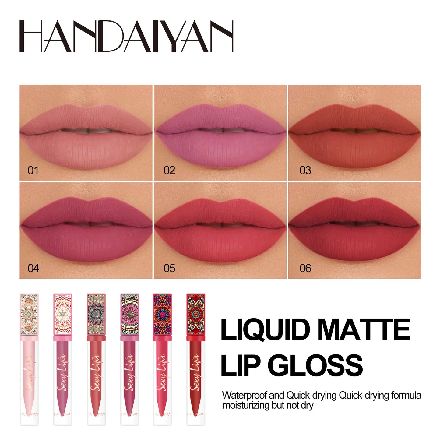 Handaiyan Velvet Mist Liquid Lipstick - LIPOXI