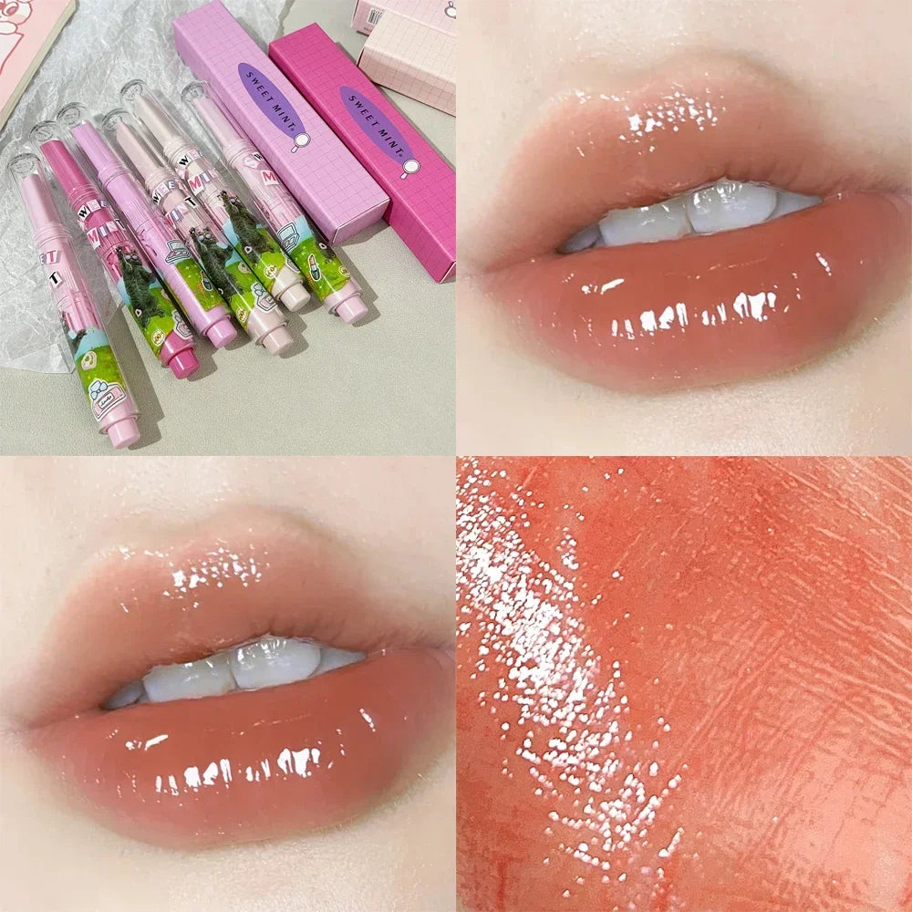 Jelly Clear Solid Lip Gloss Waterproof Lasting Makeup Pen - LIPOXI