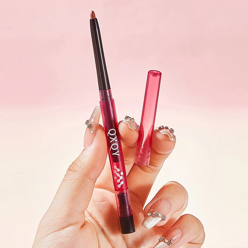 2 Colors Lip Liner Waterproof Matte Pencil for Perfect Lips - LIPOXI