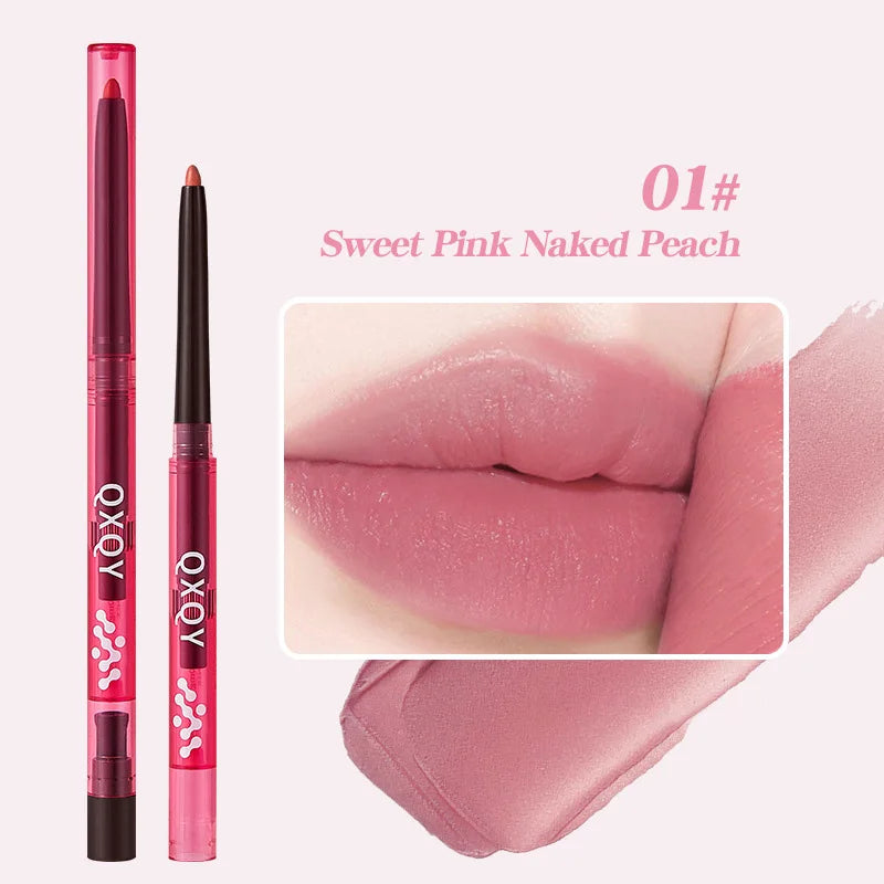 2 Colors Lip Liner Waterproof Matte Pencil for Perfect Lips - LIPOXI