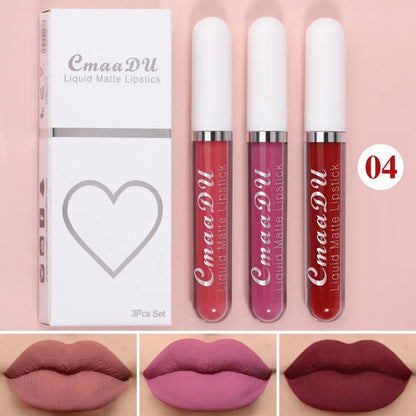 Matte Lip Gloss Trio - LIPOXI