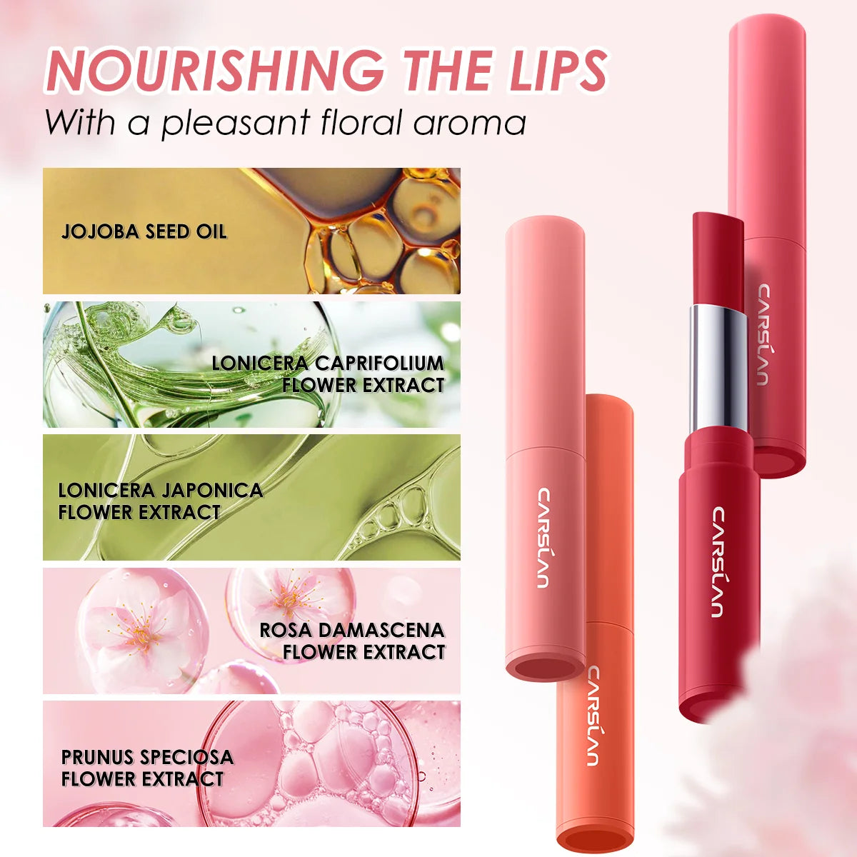 CARSLAN Flower Essence Lip Balm - LIPOXI