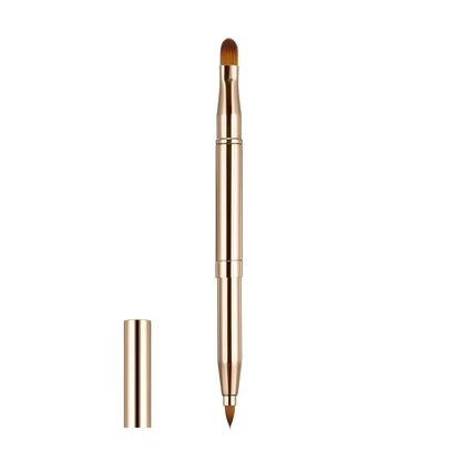 Dual-Use Retractable Lip & Eye Makeup Brush