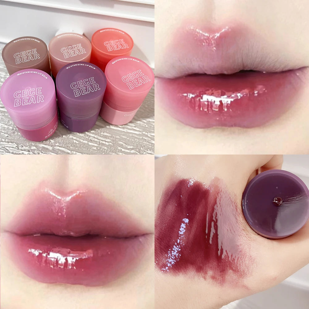 6 Colors Colored Lip Balm Moisturizing Solid Lip Gloss - LIPOXI