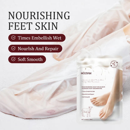 Nourishing Goat Milk Foot Peel Masks - LIPOXI