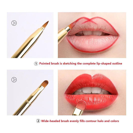 Dual-Head Lip & Eyeshadow Brush - LIPOXI