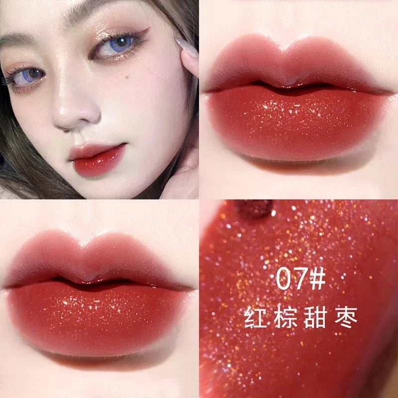 Moisturizing Glitter Lip Gloss Long Lasting Sexy Plumper - LIPOXI