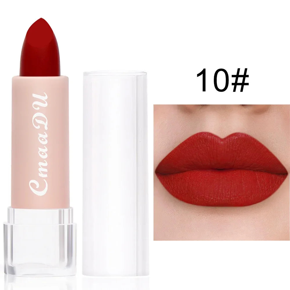 15 Colors Lipstick Matte Velvet Long Lasting Women Cosmetics - LIPOXI