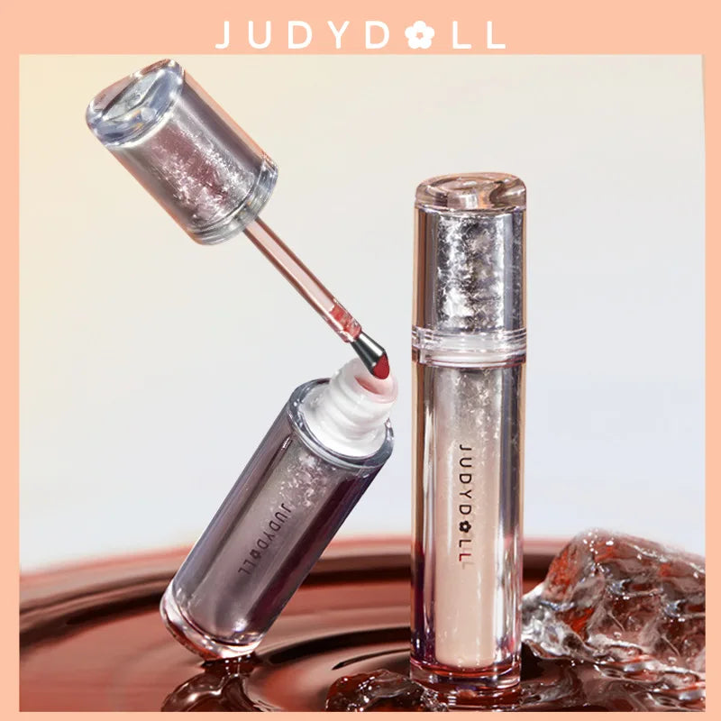 Judydoll Lip Glaze Mirror Shine Watery Lipstick Tint - LIPOXI