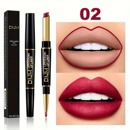 DNMH Long-Lasting Double-Ended Lipstick - LIPOXI