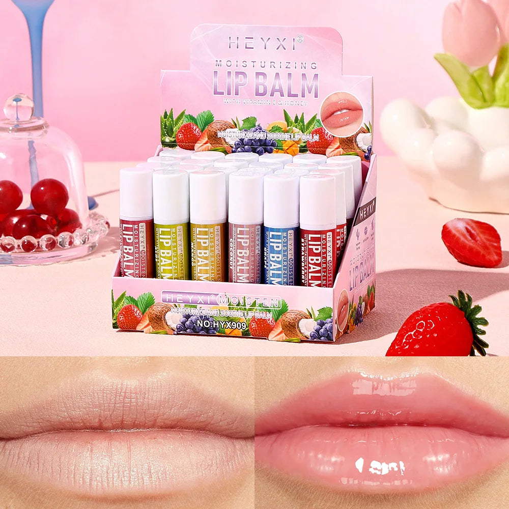 Natural Fruit Lip Balm Set - LIPOXI