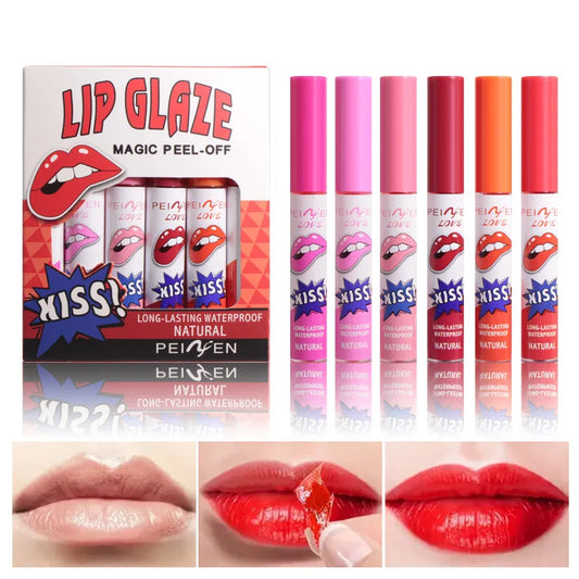 Vibrant Peeling Lip Gloss Set - LIPOXI