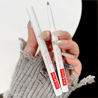 Matte Lipstick Pen Nude Brown Waterproof Lip Liner Pencil - LIPOXI