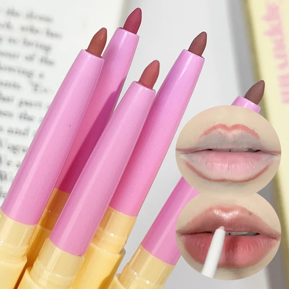 Smooth Matte Lipliner Pen Long Lasting Waterproof Nude Lip Liner - LIPOXI