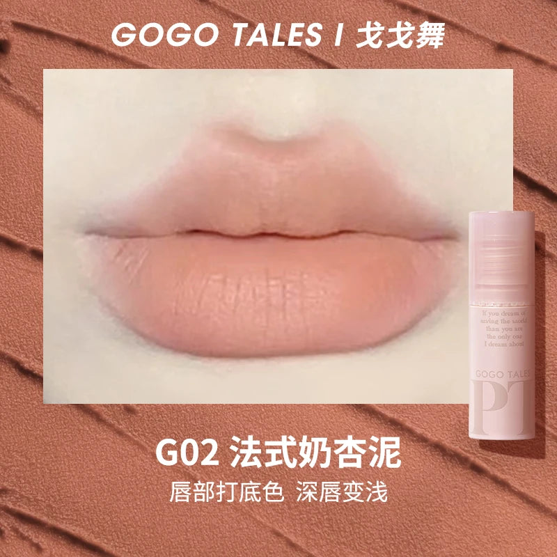 GOGOTALES Collection Lip Clay Nude Serious Color Velvet Matte - LIPOXI