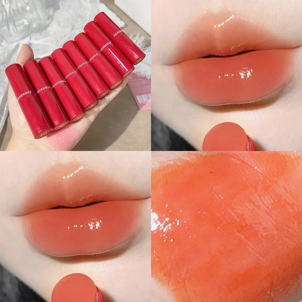 Water Mirror Solid Lip Gloss Lipstick Moisturizing Lip Tint - LIPOXI