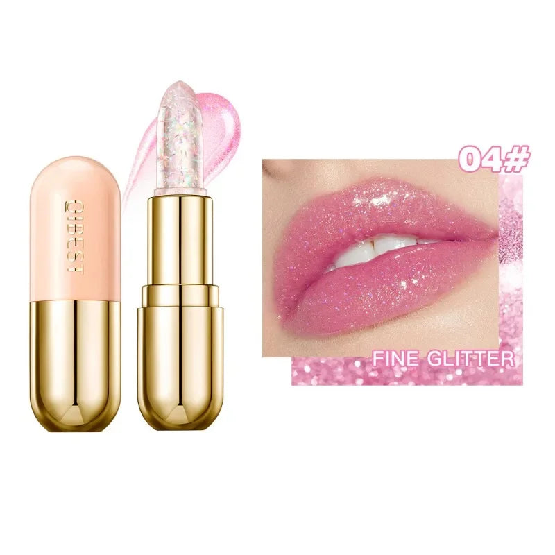 Color-Changing Glitter Lip Balm - LIPOXI